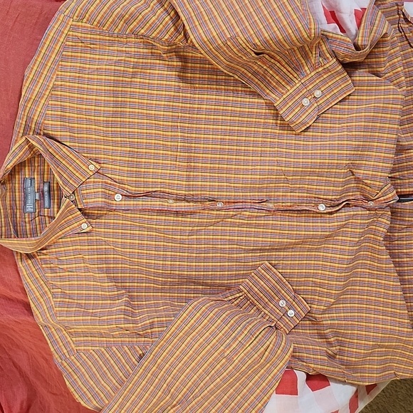 Hickey Freeman XXL Multicolor Striped Cotton Shirt - Woven in Italy - Picture 1 of 5